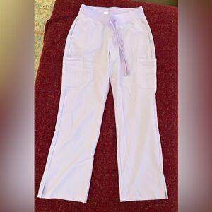 Mandala Scrubs Cool Lavendar 9 Pocket Cargo Pants
